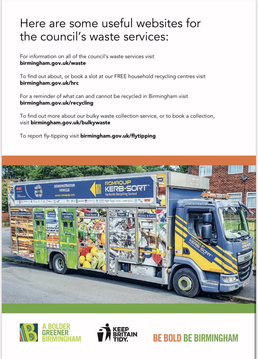 Out with Cllr @Jane4labour delivering letters about the Latest visit of Mobile Household Recycling Centre to Pype Hayes Ward👇👇👇

🗓 Monday 19th December 2022
⏰ 07:00am - 12:00pm
📍 We will be at: Humberstone Road, B24 0PR 

Working all year round.

#CleanerGreenerPypeHayes