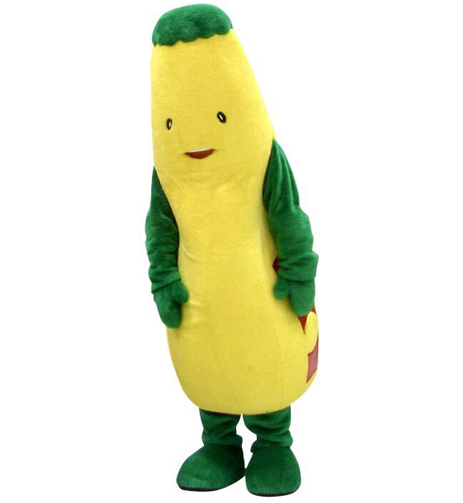 mondomascots's tweet image. Arold Zucchini is a mascot for the Kagawa Five Arrows basketball team. He’s often mistaken for a banana, but can’t correct people because he is unable to speak.