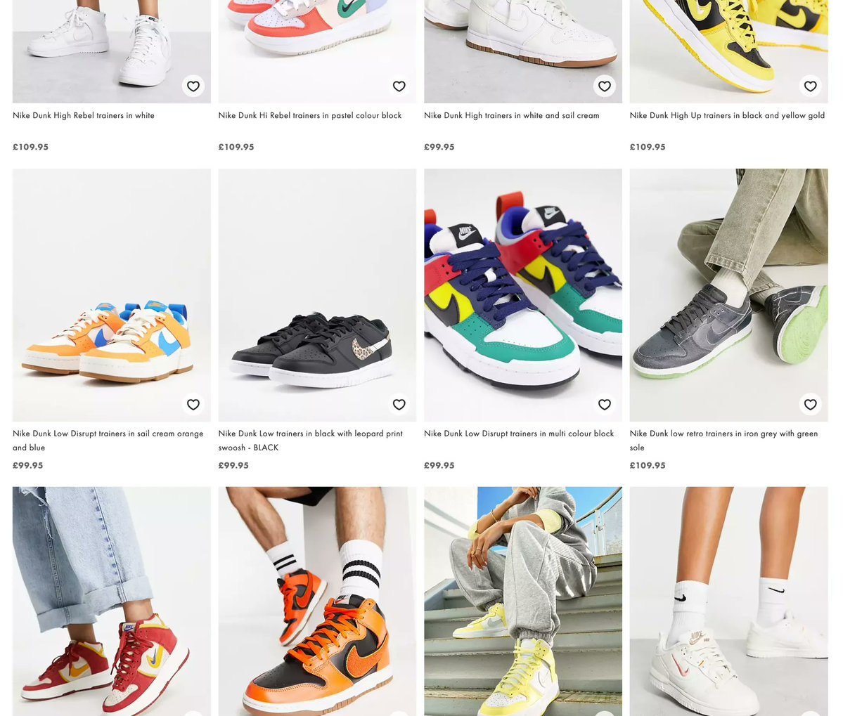The Sole Restocks on Twitter "Ad Loads of Nike Dunks at ASOS 🤩 Link
