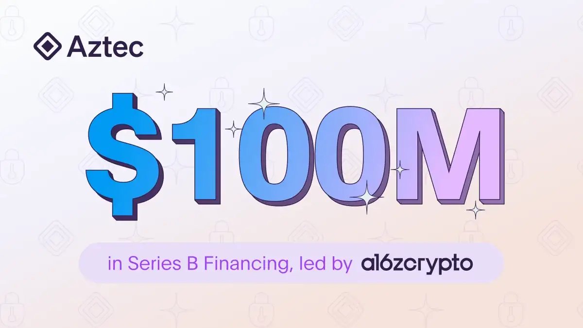 Alpha Insiders on Twitter "🚨Aztec Raises 100 Million to Build Encrypted Ethereum Aztec