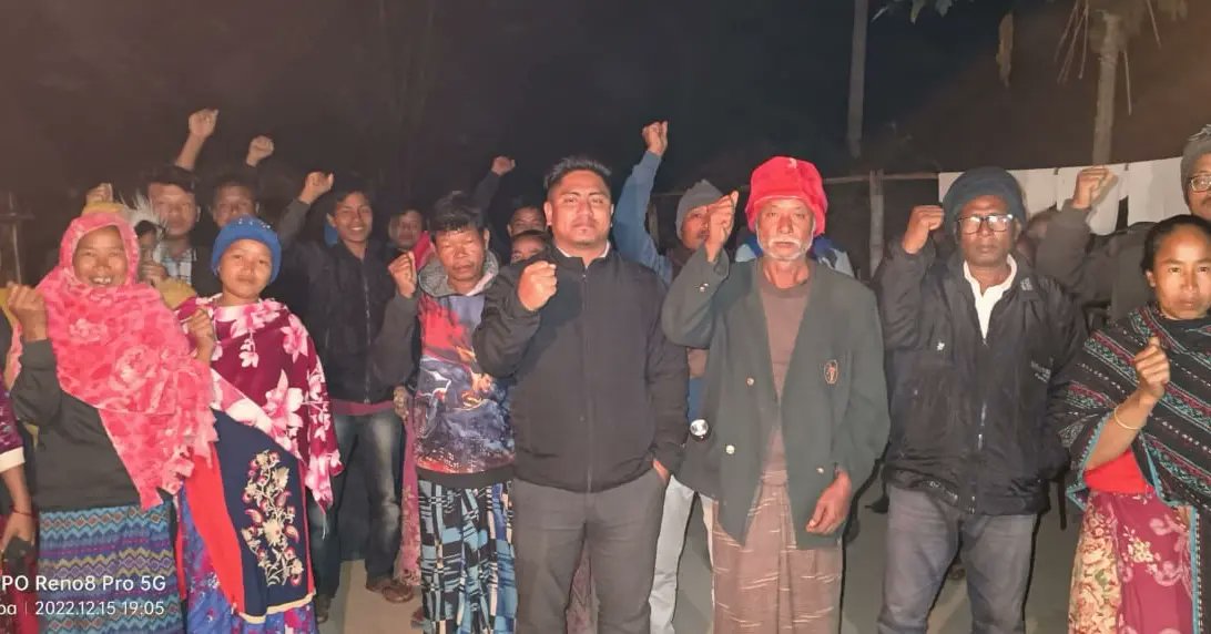 YTFTIPRA's tweet photo. A Greater Tipraland awareness programme was organised today at Rechai Mog Para, Paschim Ekchari ADC village under 43 Karbook Assembly Constituency.
#GreaterTipraland #OneLastFight
#OurDemandWillNeverBeCompromised
#BubagraLongLive #YTFLongLive #TWFLongLive #TipraMothaLongLive https://t.co/OBGBIItOK4
