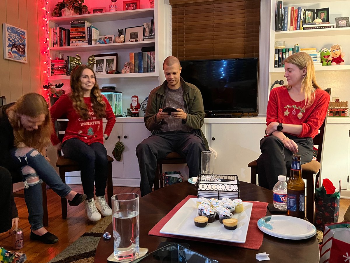 Another fun Holiday Party with these awesome lab members! food, drinks, gifts, &amp; our traditional game of catch phrase! Happy Holidays Y’all!!