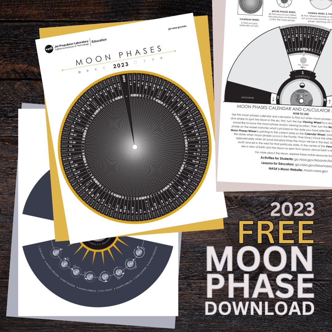 Nasa Moon Phase Calendar