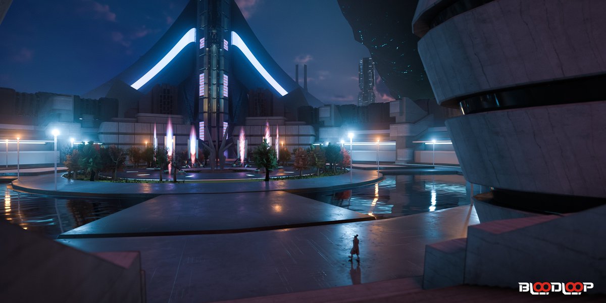 BloodLoopGAME's tweet image. GM! Welcome to our first of a series of #DevlogThursday. We will be actively sharing spoilers, concepts, and models under development. 

Today, you can see some of our concept art behind the HUB, an MMO meeting point to trade and engage with other users. What do you think?

#AVAX