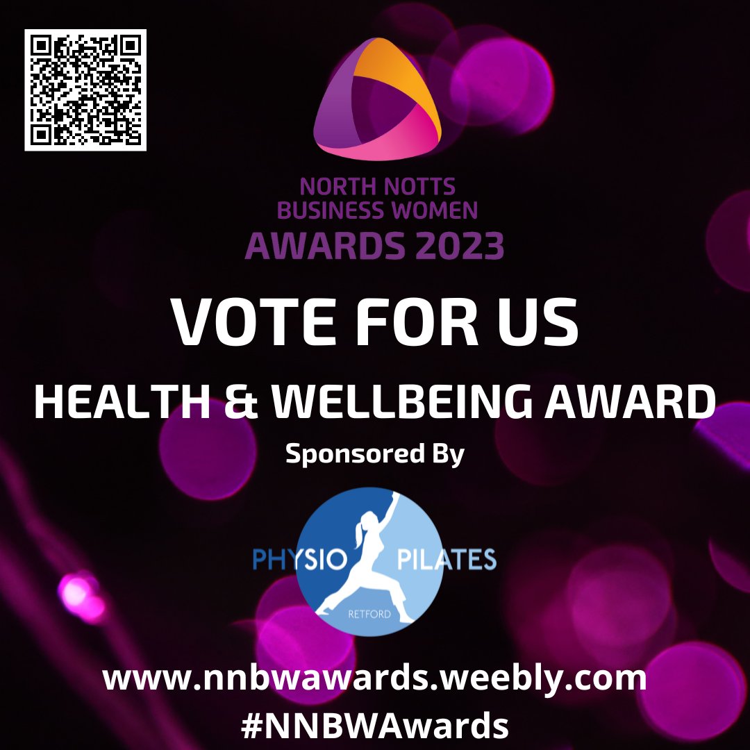 fw_wellbeing's tweet photo. Rosewood Wellbeing (me!) has been nominated for the Public Voting Health &amp; Wellbeing Award with North Notts Business Women Awards 2023! I would be so very grateful if you could take a minute to vote for me 🥰🙏 THANK YOU! 😊
Follow the link https://t.co/T6twv1LHGO
or scan code https://t.co/eCzYlUzPIz