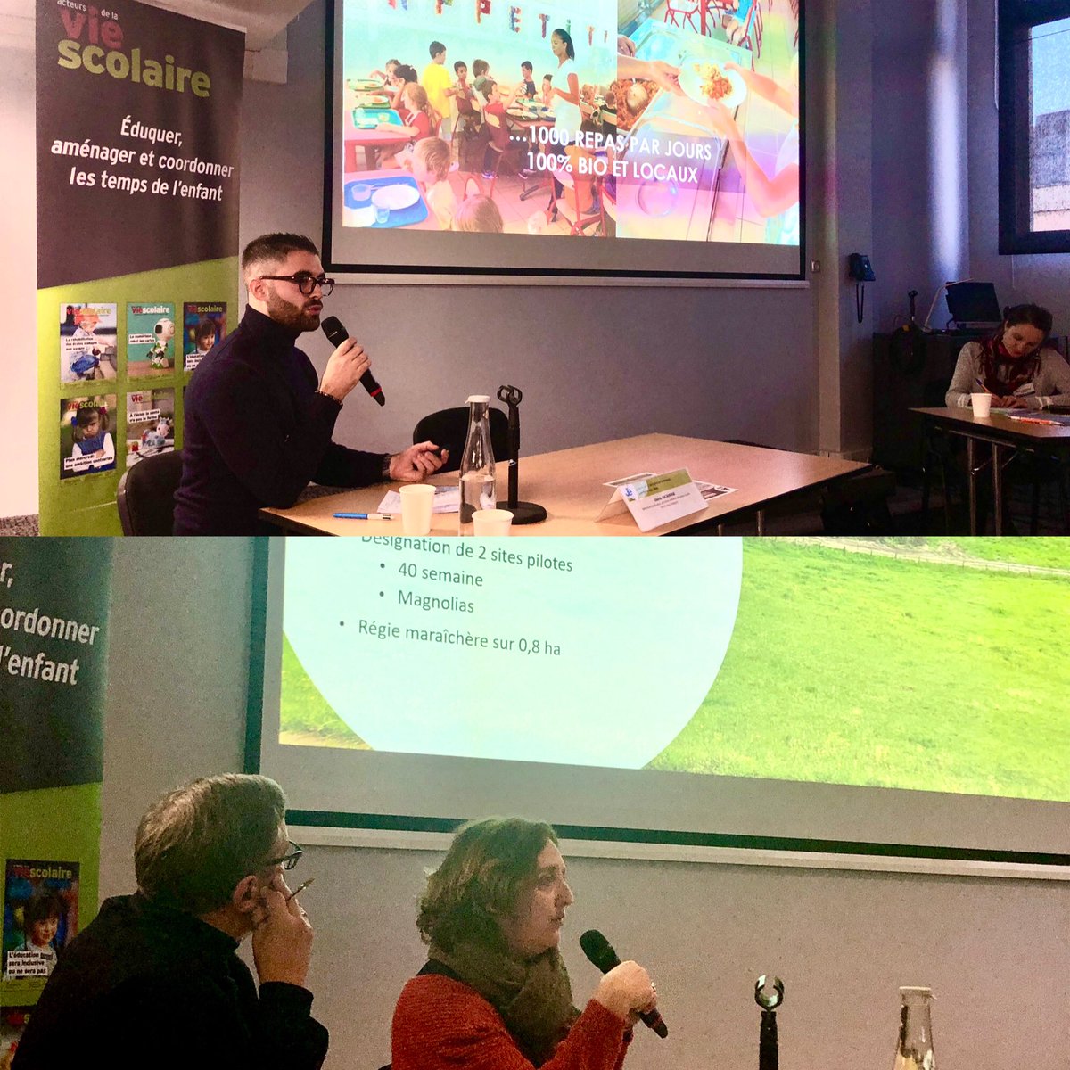 top de voir  Epinal présenter sa régie agricole et Liège son projet de cantine 100% bio à la journée alimentation organisée par la  <a href="/Lagazettefr/">La Gazette des communes</a> 
les réseaux français et européen animés par @MouansSartoux ont porté leurs fruits nos villes partenaires essaiment à leur tour!