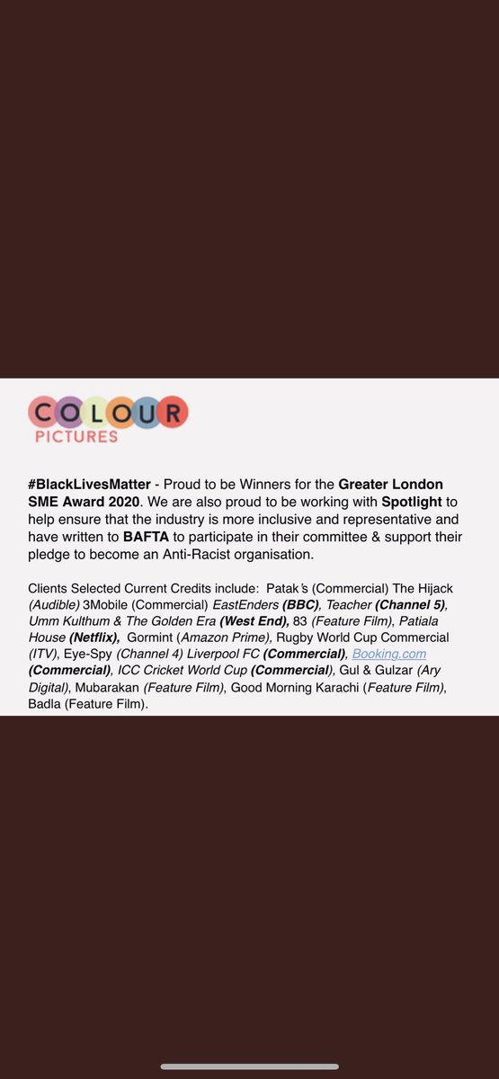 Colour Pictures - The Agency of Diversity tweet media