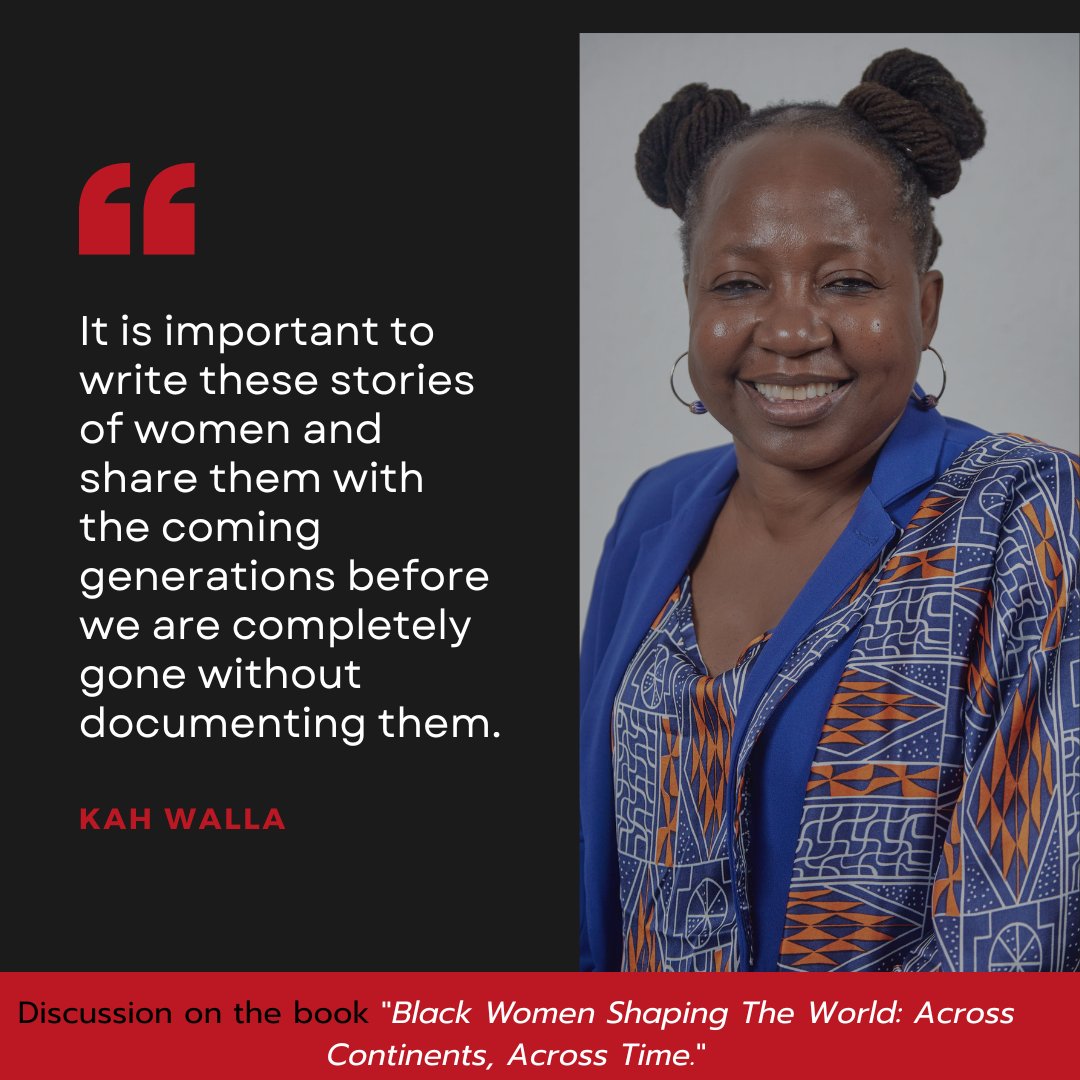 It is important to write these stories of women and share them with the coming generations before we are completely gone without documenting them. <a href="/KahWalla/">Kah Walla</a> 
#PanelDiscussion