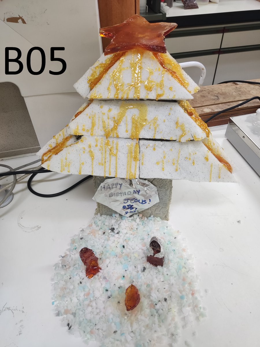 PolySyc's tweet image. 🎵It&apos;s beginning to smell a lot like Christmas🎵 With the 1st @PolySyc Christmas Tree competition!
This year, we&apos;ve held a competition to determine which lab has the most beautiful and scientific Christmas tree!  Which one is your favorite?

By Laboratory B05
