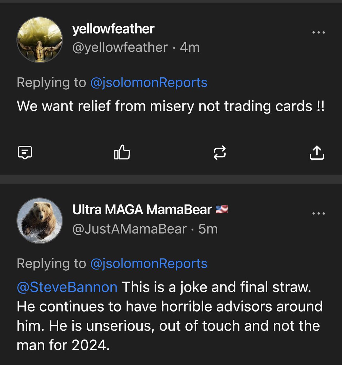 RonFilipkowski's tweet photo. I have never seen MAGA react like this to anything Trump has ever done. https://t.co/yu1aCeyE6a