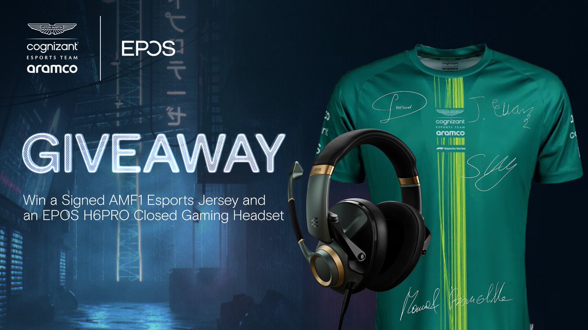 amf1esports's tweet photo. GIVEAWAY! This is your chance to get your hands on a signed Esports Jersey as well as an awesome H6PRO headset. 

To enter:

- Follow us &amp; @eposaudiogaming 
- Like + retweet
- Tag a friend in the comments. 

We will pick 1 winner on Jan 3rd. https://t.co/hkdWVBzE2O
