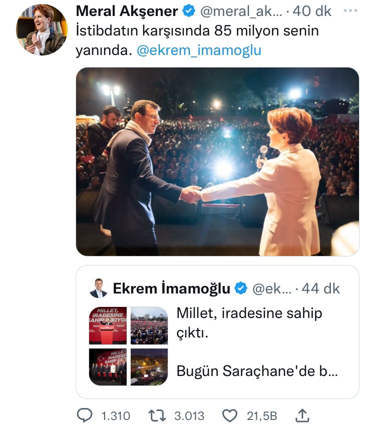 SonerBaTrk6's tweet photo. @Canan_Kaftanci Karar verin 16 mı 85 mi 🤣🤣 https://t.co/gKJJa1LYJE
