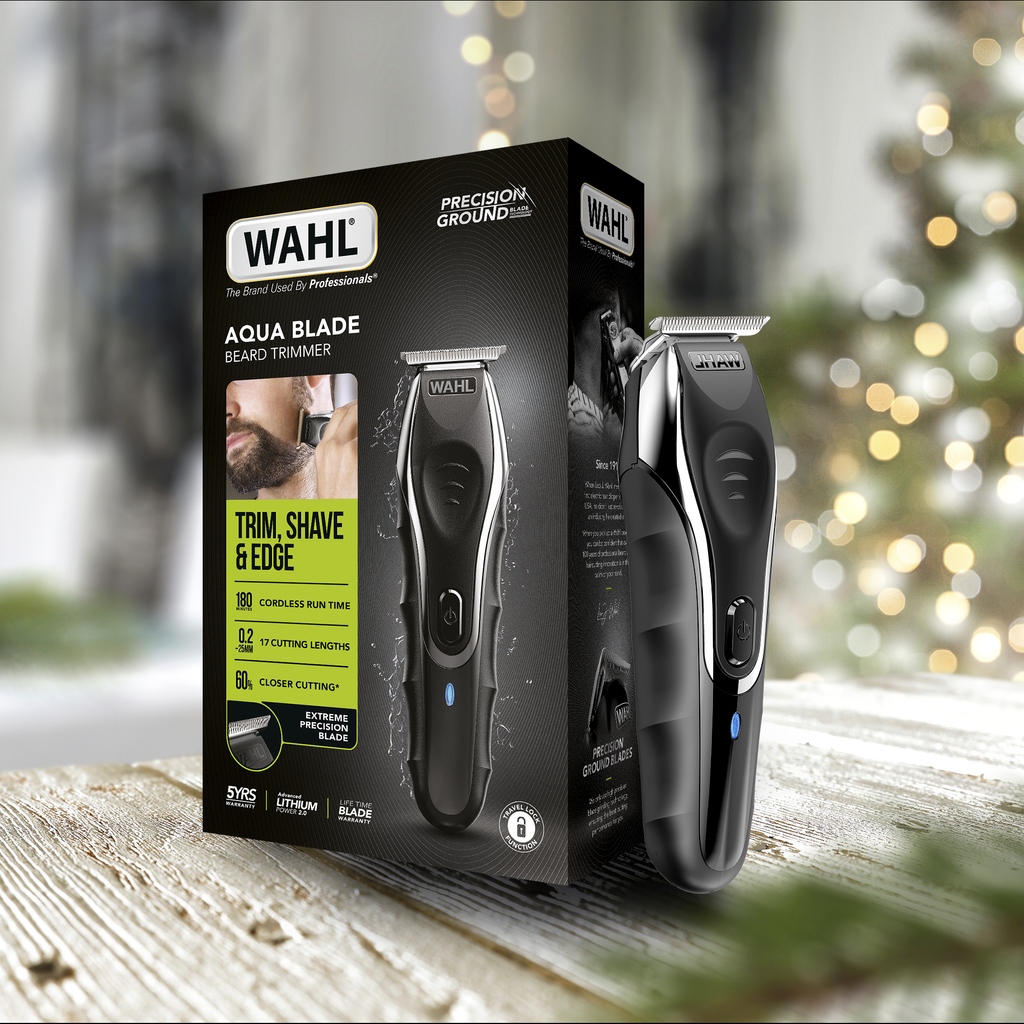 Give the gift that keeps on giving this Christmas. With a lifetime blade warranty, the WAHL Aqua Blade Wet/Dry Stubble &amp; Beard Trimmer will make the perfect gift.⁠ bit.ly/3OgySKW
⁠
#wahluk #wahlaquablade #aquablade #wahltrimmer #wahltrimmers
