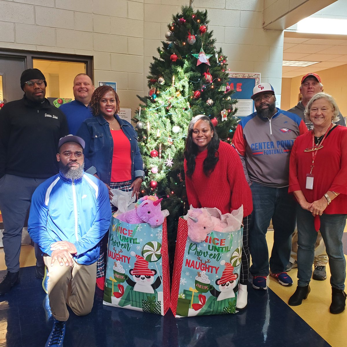Thank you <a href="/CoachBates7/">George Bates</a> and your staff for providing Christmas gifts to one of our <a href="/CenterPointES/">Center Point Elementary</a> families. Your generosity is appreciated. <a href="/adminrholifield/">Rachel H.</a> <a href="/EaglesMovingUp/">Center Point High</a> <a href="/JEFCOED/">Jefferson County Schools</a>
