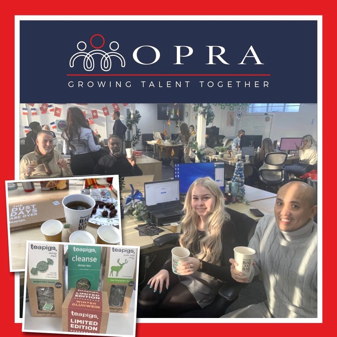 OpraGroup's tweet photo. During our Wellness event yesterday with @elitewellnessuk &amp; Andy Byron from @teapigs we learned there are 4 main types of tea, White Tea is really good for you, all tea comes from the same plant &amp; …it's better to SLURP! Here we are enjoying our tasing session!
#TeaPigsTeaSchool https://t.co/YkkQNTtmRM