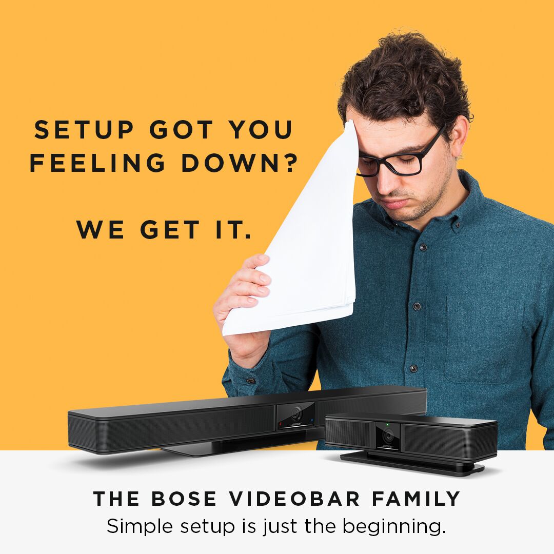 We’ve all been there — stuck staring at the instructions. That’s why Bose Videobar devices combine setup simplicity with conferencing clarity. Learn more. pro.bose.com/en_us/products…