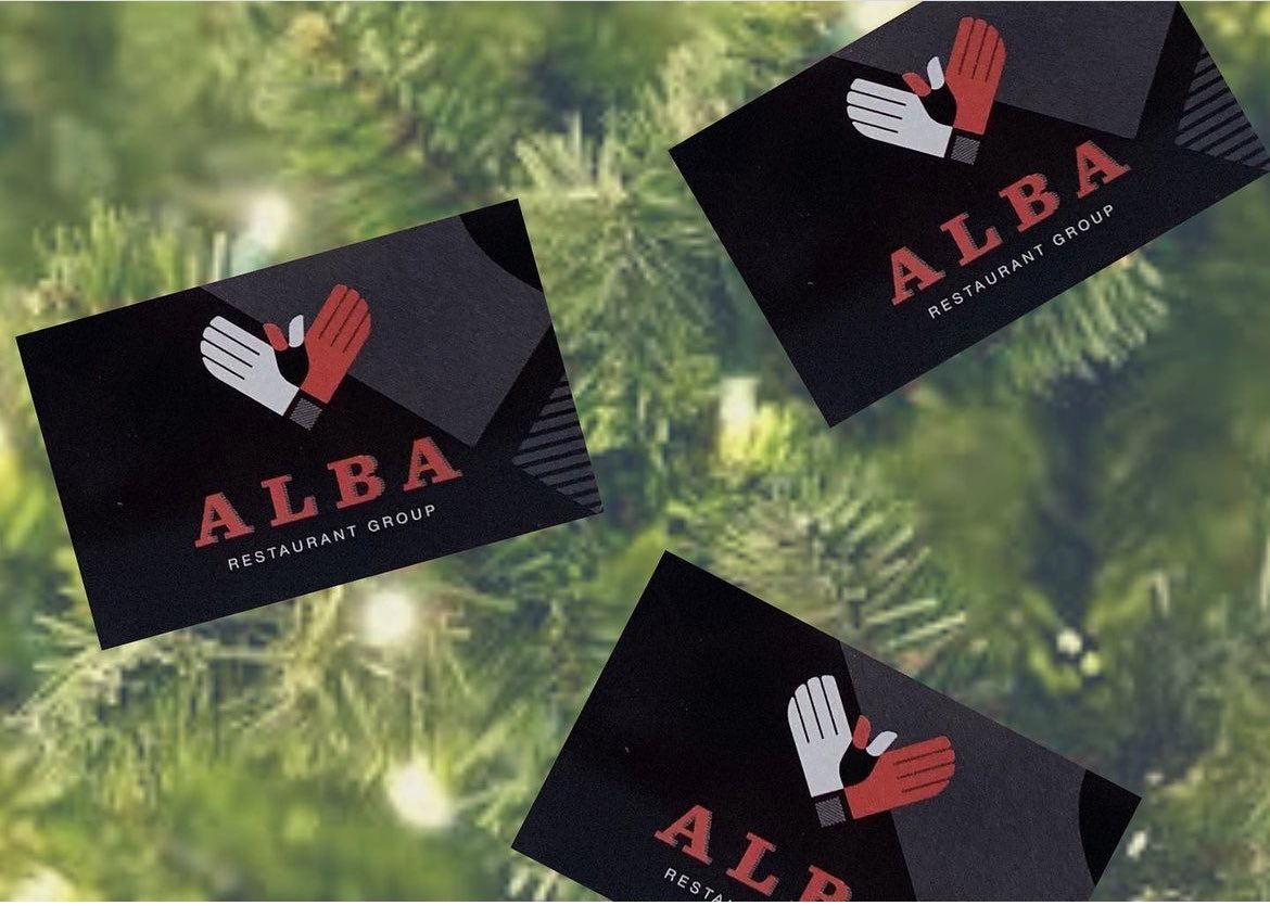 OPEN - OPEN - OPEN - OPEN 

ALBA Restaurant Group Gift cards are perfect for any occasion or celebration, gift tastefully to the food lover in your life! Open everyday 10AM or visit our website to purchase albaquincy.com