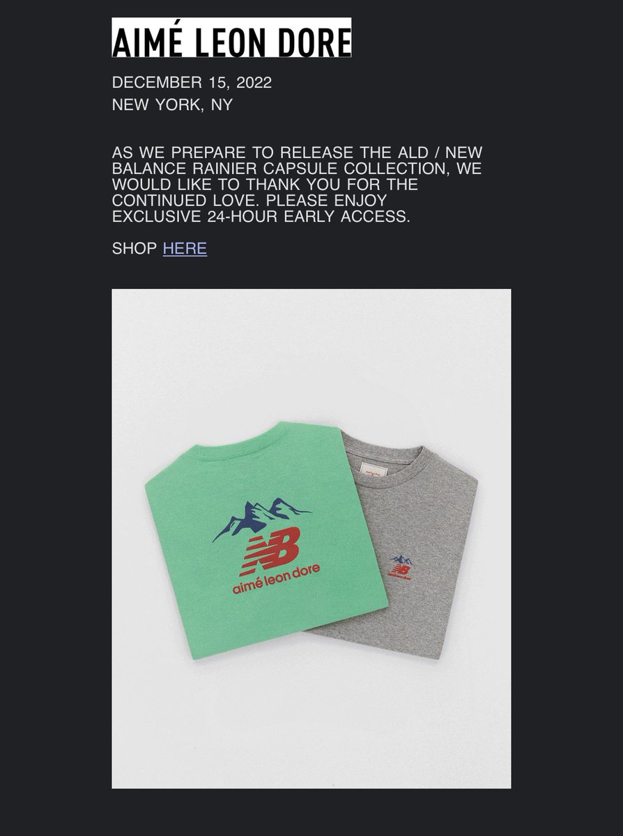 Heat4Feet's tweet photo. Aime Leon Dore x New Balance Rainier Capsule Collection Early Link is now available.

First timers must Follow, Favorite &amp; RT this tweet, then dm for link.

Return shoppers Favorite, RT, &amp; reply to pinned tweet (If you haven’t already) before DMing for link.

Cheers! https://t.co/MlTdwC7VV5