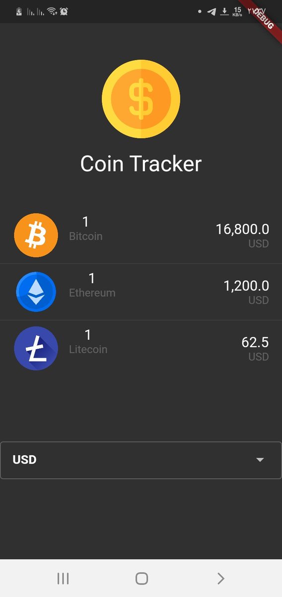 arefa_noori's tweet photo. Starting a new application called #coin_traker . it will show digital currencies to the monetary unit that we choose .
#flutter 
#AfghanGirlsCode 
@CodeToInspire https://t.co/fRS5xxJ1Eo