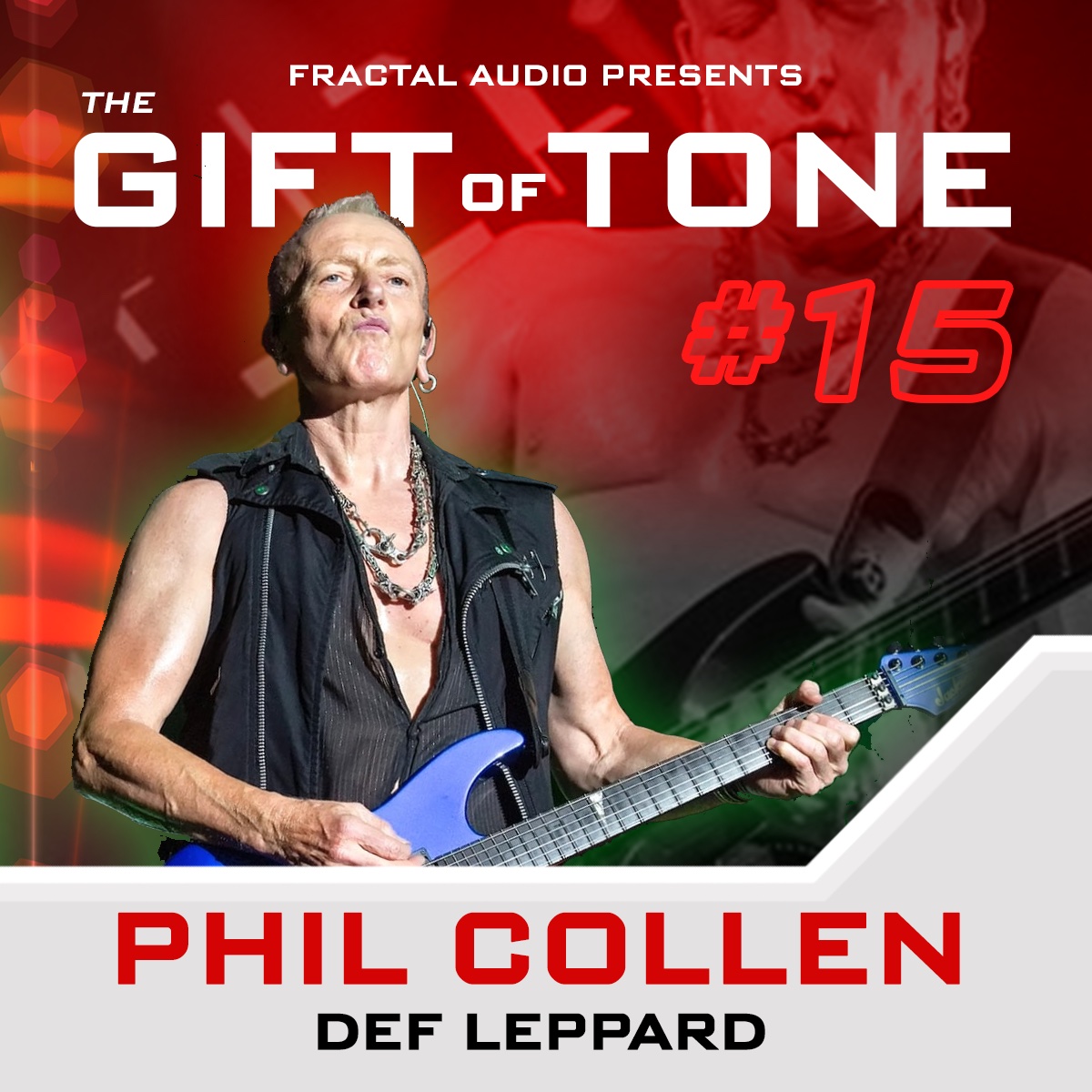 fractalaudio's tweet photo. Today's gift is from Phil Collen! 🎁 Phil’s gift is a Preset with 3 scenes taken directly from his Axe-Fx III live rig (and translated for FM9 and FM3)! https://t.co/AsikR0ohVI https://t.co/rnHIUbUGqj