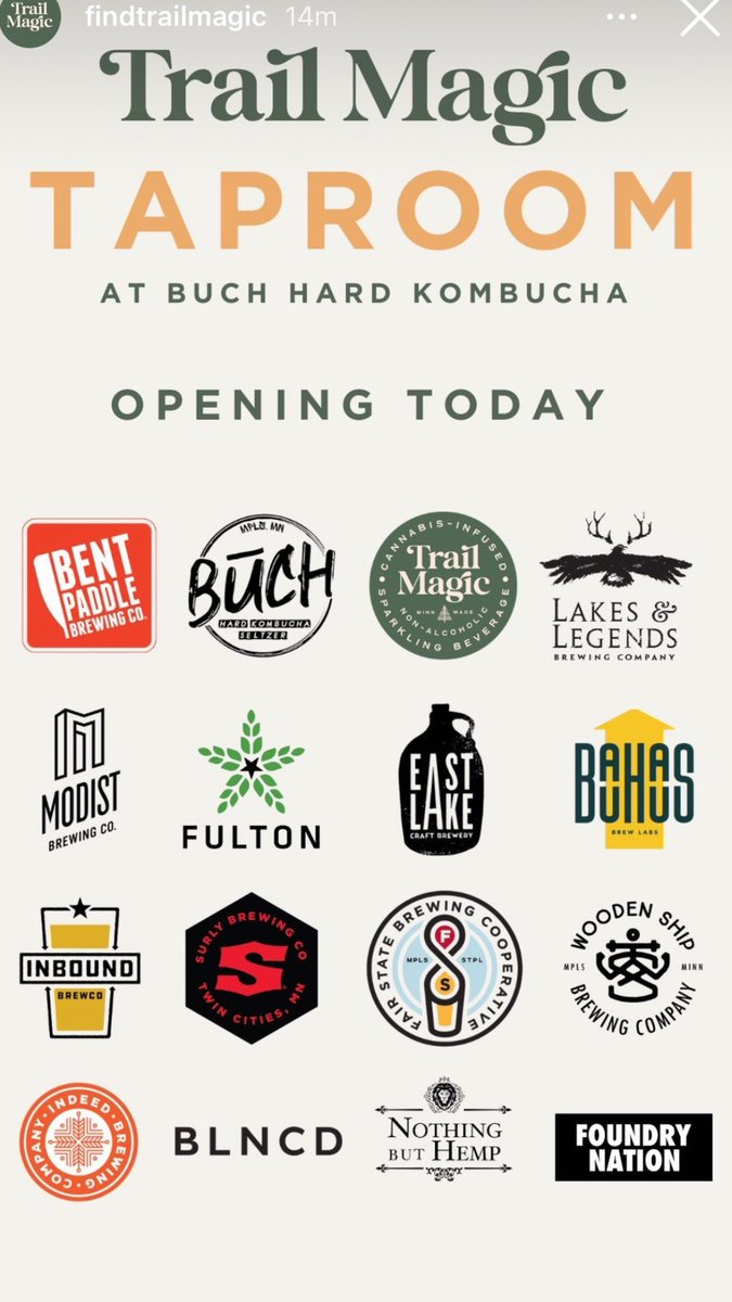 CANNAdotMN's tweet image. The #TrailMagic THC taproom is bringing together Minnesota’s thriving #cannabev industry for a first of its kind cannabis beverage experience. 

Doors open at 5:00 pm 

#cannamn #cannabisindustry #mncannabis