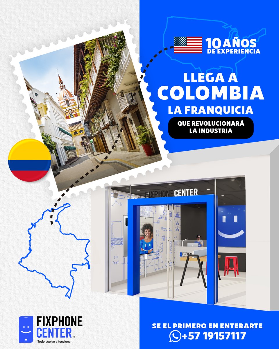 FixphonecenterC's tweet photo. @FixPhoneCenter Llegamos a Colombia a revolucionar la industria con más de 10 años de experiencia en EEUU. https://t.co/uWraNOzwwV #fixphonecenter #fixphonecentercolombia #franquicia #reparaciondecelulares #todovuelveafuncionar #modelodenegocio #modelodefranquia #colombia https://t.co/SCfGM6i8Bf
