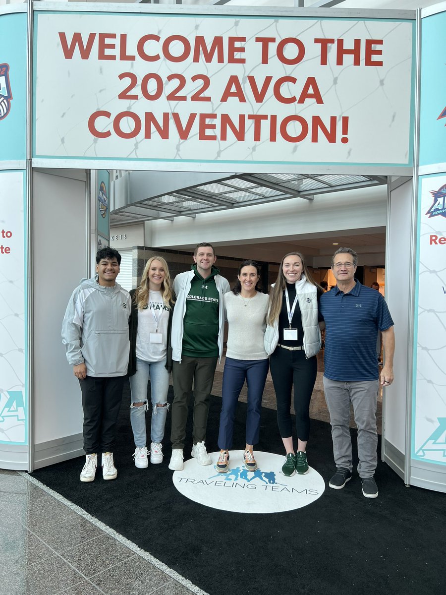koachkohan's tweet photo. I spy a whole herd of @CSUVolleyball Rams at the @AVCAVolleyball Final Four Convention! @CoachABlackman @CoachHilbert @BarrettPower1 Kyle Cox &amp; Jonny Carrillo https://t.co/5TZoiz5Wgj