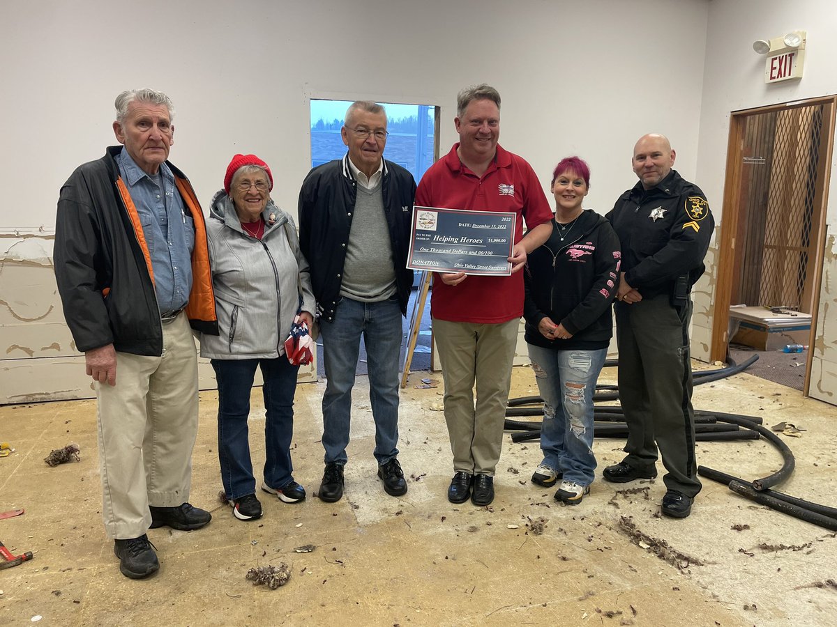KGhionWTRF's tweet photo. GOOD NEWS: Ohio Valley Street Survivors Car Club made its annual donations, and this year Helping Heroes was one of the recipients. 

See what the money will be used for tonight on @WTRF7News. https://t.co/kpJcqTuiLM