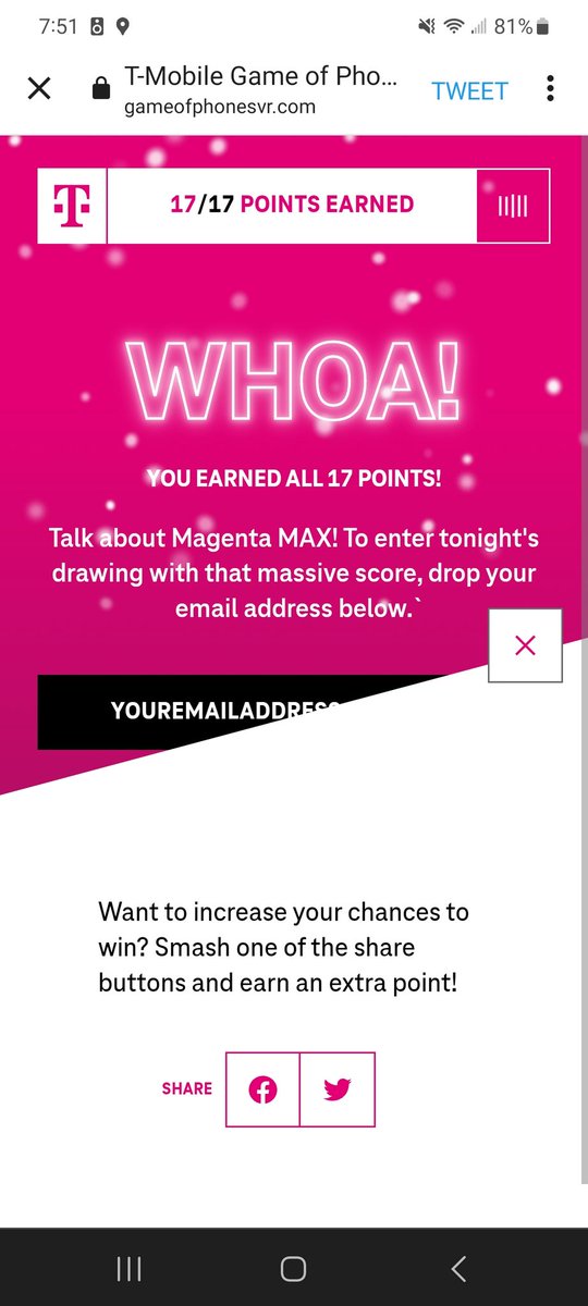 cody6877's tweet photo. @JonFreier @TMobile Knocked it out of the park yesterday! 17 out of 17! Took a while to find them all but finally found you at the end! #GameOfPhones https://t.co/A3mabCrhrW