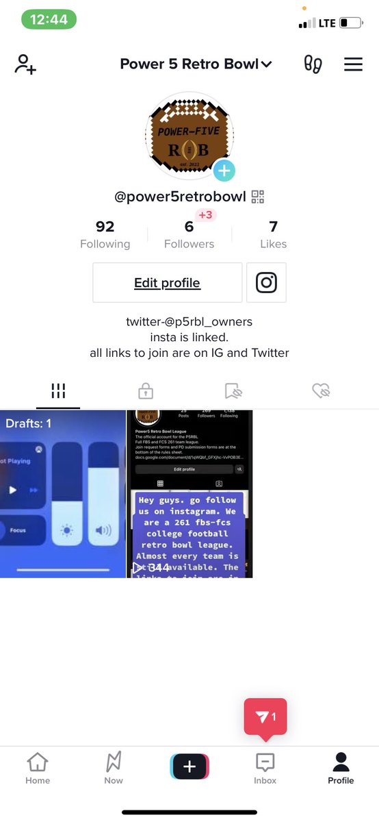 Can everyone that sees this go follow us on TikTok and make sure u like the posts along the way.