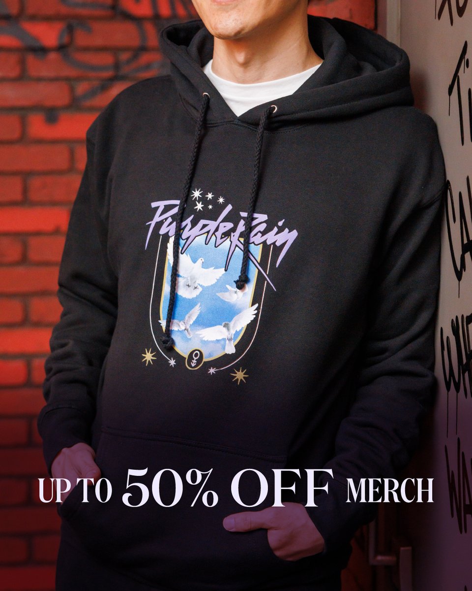 Our end of year merch sale is going on now! Get up to 50% off on exclusive merch from Prince: The Immersive Experience. 

Shop today: princetheexperience.com/products