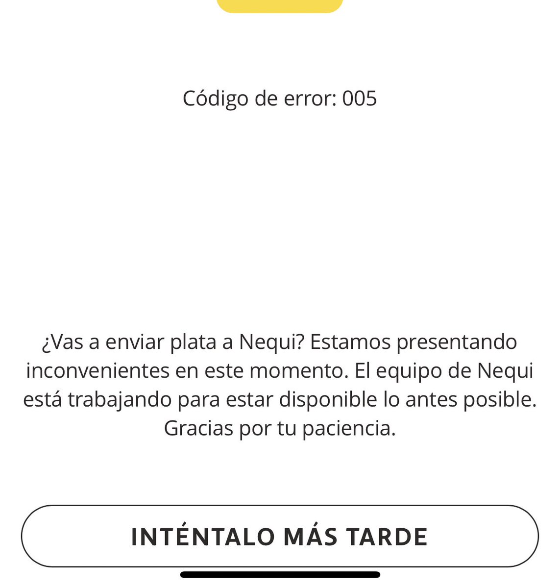 jhonwilliamsm's tweet photo. . @Bancolombia en que horarios funciona el nequi? https://t.co/oCyqDT2dXZ