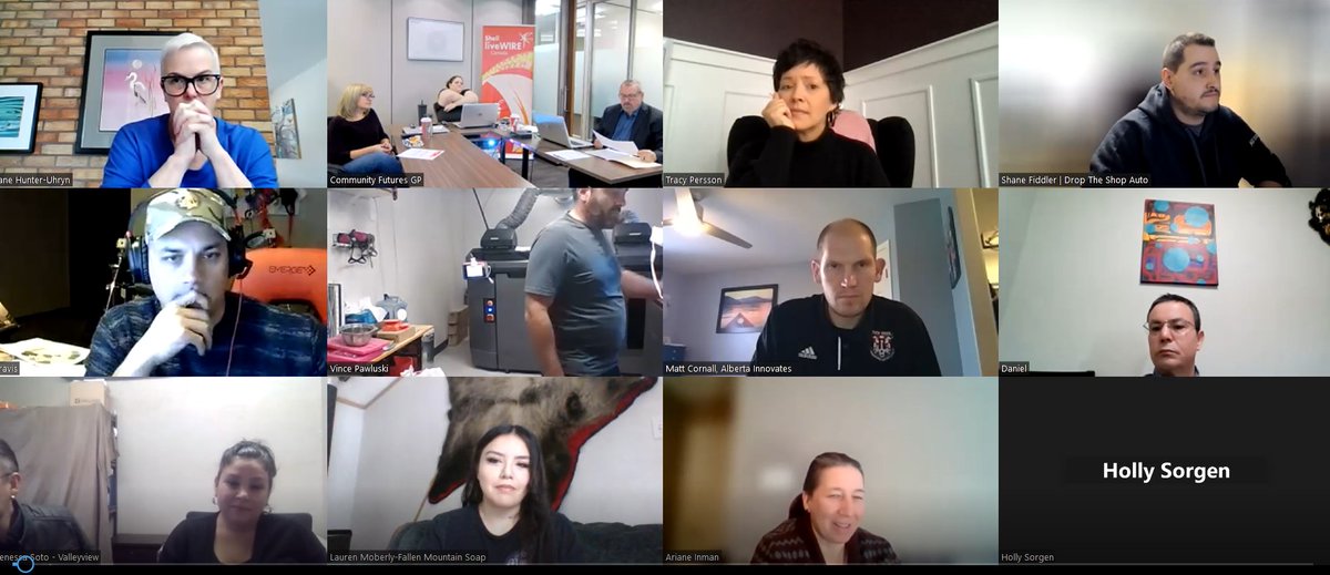 This weekend we had our Shell liveWIRE finale event. We had 5 Indigenous entrepreneurs pitch their business. We gave away over $40,000 in prizes! 
Our winner was Shane Fiddler with Drop The Shop Auto! Second Place was Tracy Persson, Third Place was Lauren Moberly. Congrats to all