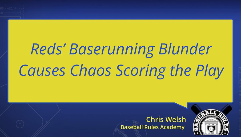 thinkpitch's tweet photo. In the bottom of the fifth, the Reds had Kyle Farmer on first base and one out when Nick Senzel hit a line drive that caromed off the left field wall into the hands of Oβs left fielder Austin Hays.
Read more π https://t.co/WW3jsiL2eS
#baseballscoring #baserunning https://t.co/QyndBaDQmQ