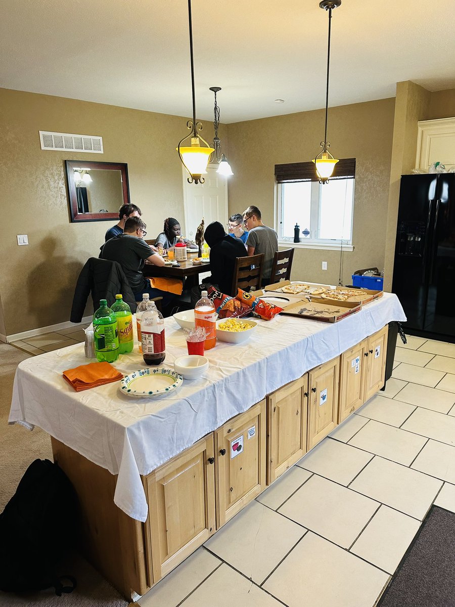 Party at the Pride House! We are celebrating the end of another successful semester of Work Experience II! <a href="/SHSFalcons/">Staley High School</a> @StaleyNews @NKC_Transition <a href="/NKCSchools/">NKC Schools</a>