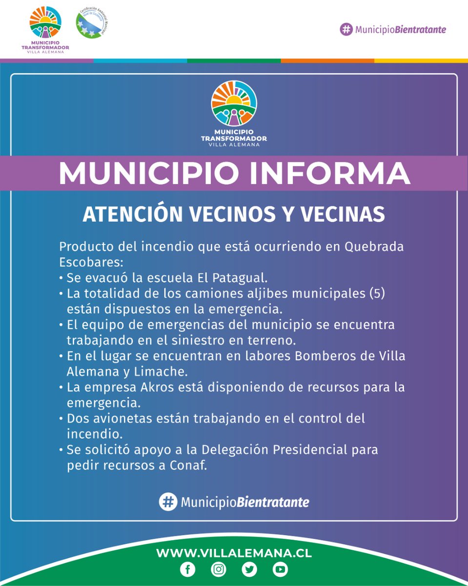Munivillalemana's tweet photo. 🔴 #MUNICIPIOINFORMA https://t.co/pZXMhwTZwa