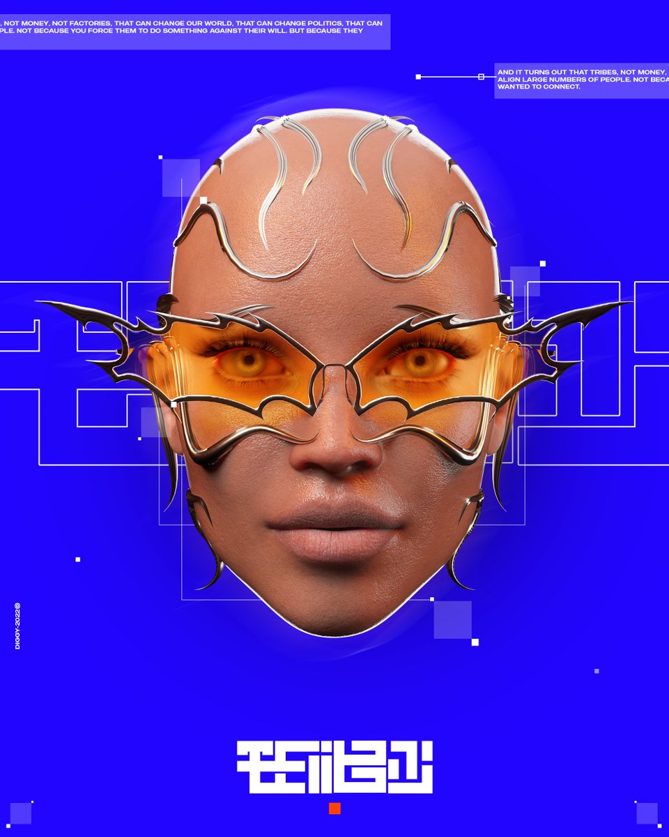 DiggyArt's tweet photo. Day 235
#3dart #posterdesign #chrome #digitalart #nftart https://t.co/8lNyBWNZAV