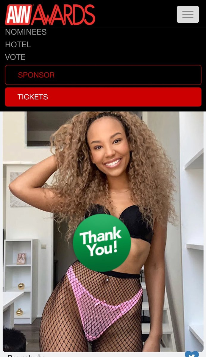 ThongmenNH's tweet photo. Heb gestemd op @RomyIndyXXX
I voted for @RomyIndyXXX for the #AVN https://t.co/Il8HmbzNfH