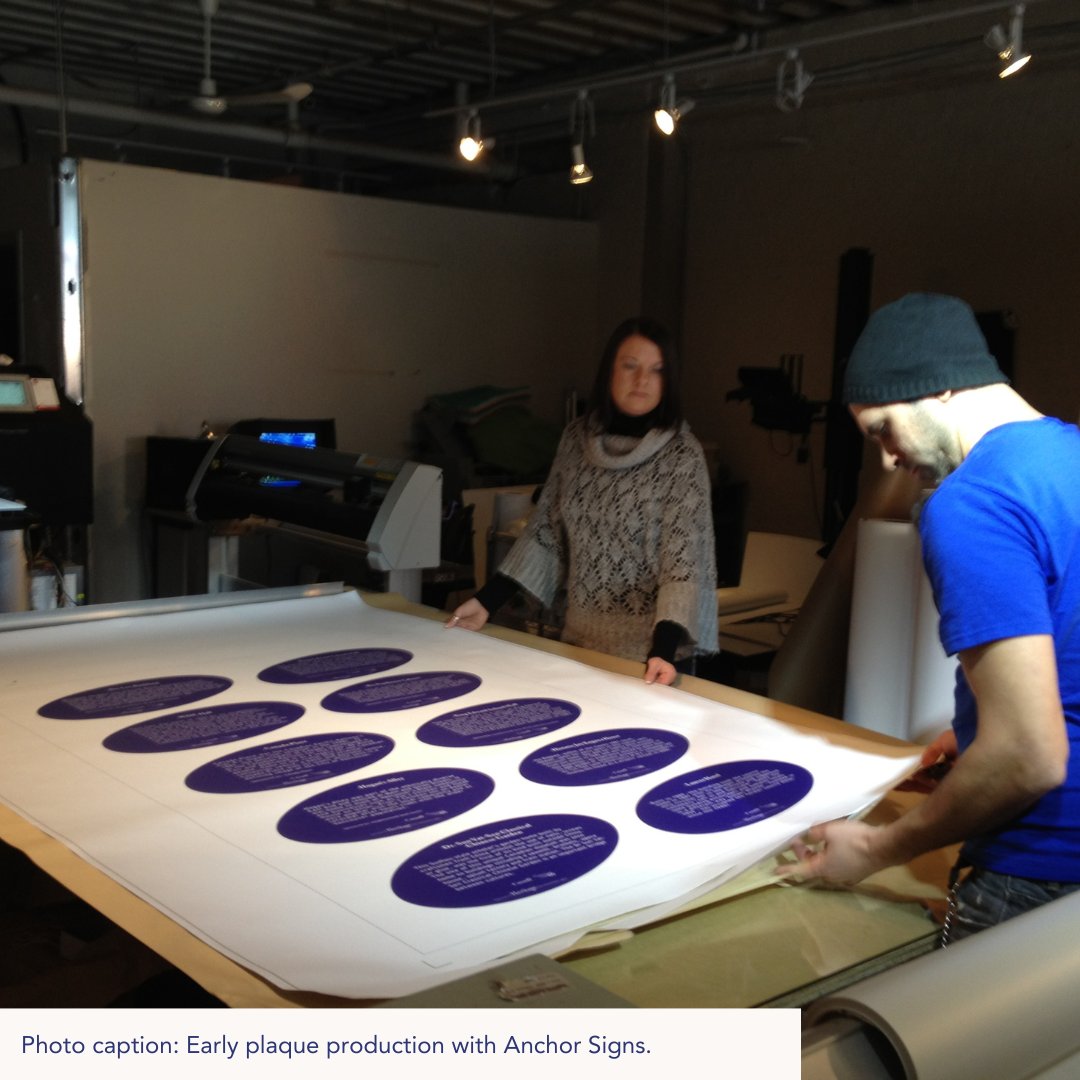 VanHeritage's tweet photo. Come with us #BehindTheScenes, as we showcase some of the installations we've done for our #PlacesThatMatter program!📸
Did you know we've now installed our PTM plaques at 93 places in Vancouver? That's right - and we still have more to go! https://t.co/MiCafbjM0I