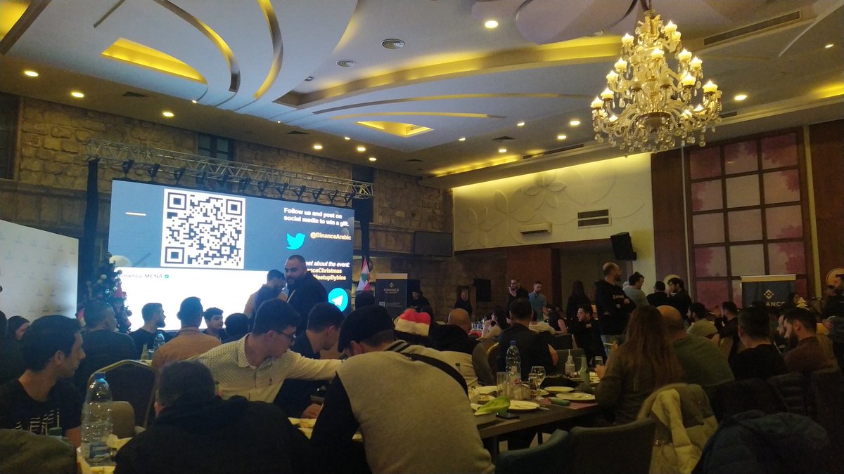 _Lallas_'s tweet photo. #BinanceChristmas 
#Binance 
#binancemeetupbyblos https://t.co/A7j5WggF3d