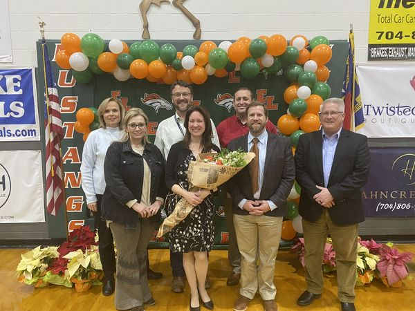 NC_LCS's tweet photo. Congratulations to Mrs. Rachel Frye, who was selected as the 2023 Burroughs Wellcome Fund NC Teacher of the Year for the Southwest Region! ELHS and LCS are proud of your accomplishment and know that you will represent LCS well across the state.
#ELUknow
#intentional https://t.co/FRNR2hvd5G
