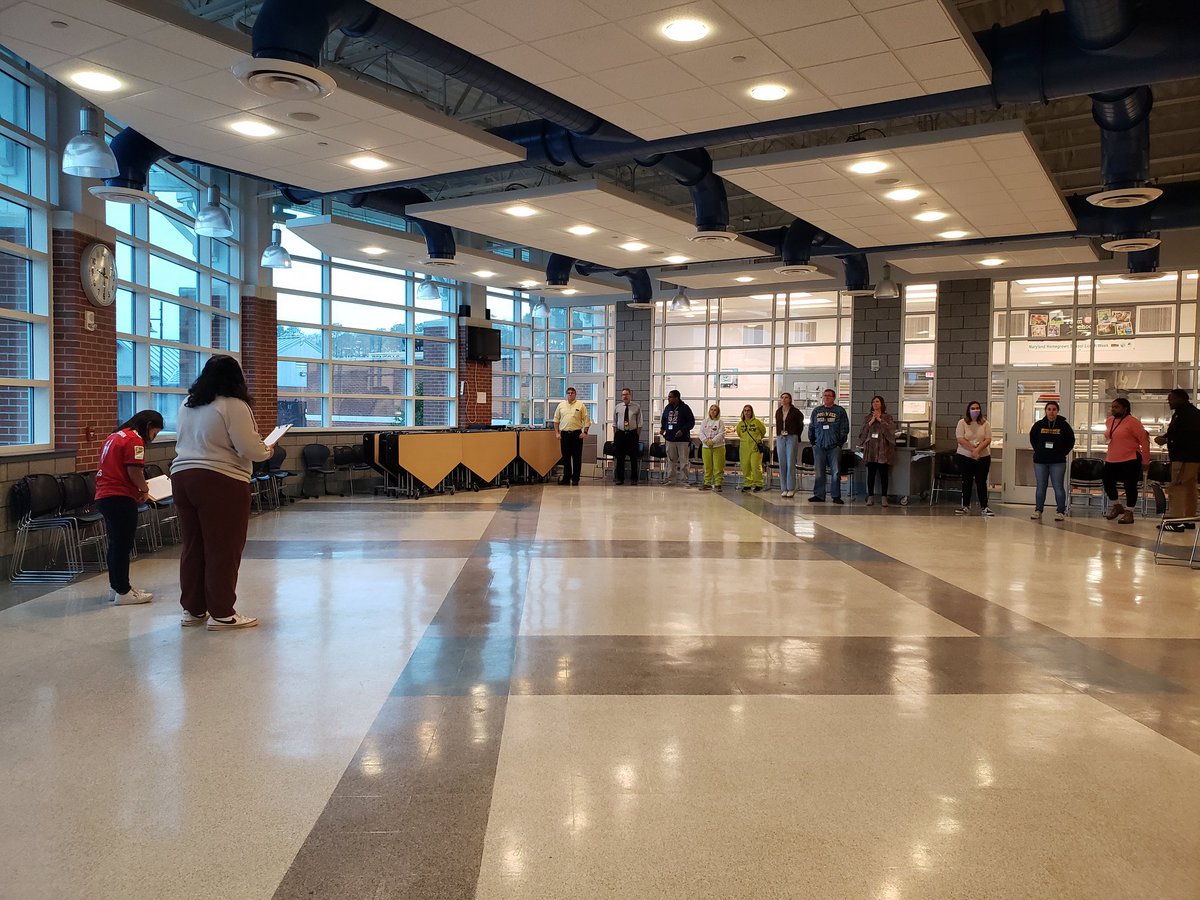 Today at PHS #SpeakUp leaders were in charge of the staff's Professional Development lesson, having everyone take part in and discuss their feelings and evaluations of an opportunity walk. Each session was buzzing with deep insight.