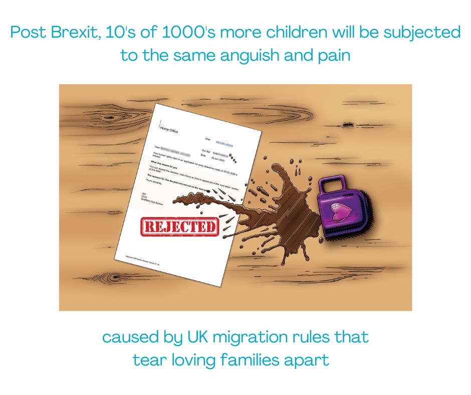 Separating a loving family has disastrous and cruel consequences. Can you imagine being told you couldn’t be with your kids just because of what you earn? RT/ #donate to @ReuniteDivFamil bit.ly/ChildrensPrese… #alliwantthischristmasisyou #familiesbelongtogether #costoflove