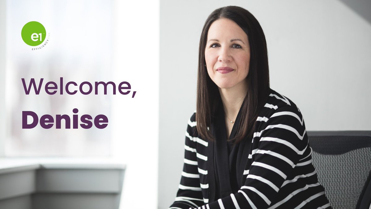 efficiencyns's tweet photo. On behalf of Board Chair William Lahey, we are pleased to announce that Denise Pothier has been appointed to the EfficiencyOne Board of Directors. 

Please join us in welcoming her to our Board. 

@denise_pothier @billlaheykings @E1steve https://t.co/SeQGnZVdCg
