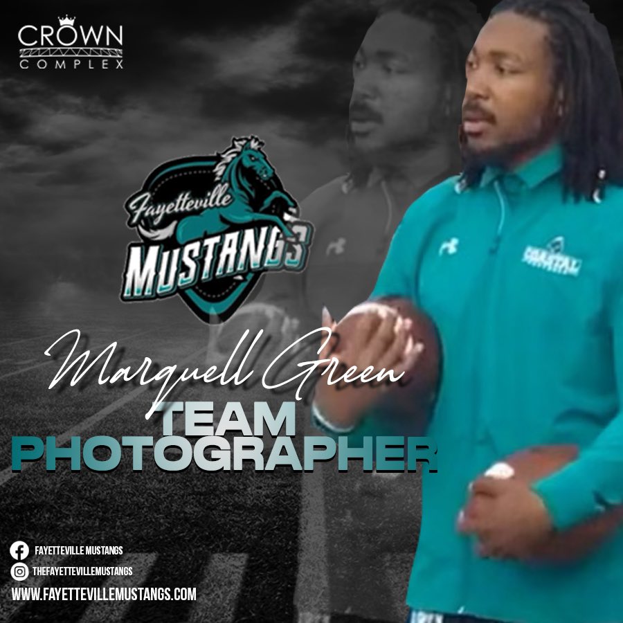 MustangsNAL's tweet photo. We The Fayetteville Mustangs are excited to announce and introduce our Team Photographer Marquell Green
#WelcomeToTheStable | #FayettevilleNC https://t.co/IDFIJBXkpR