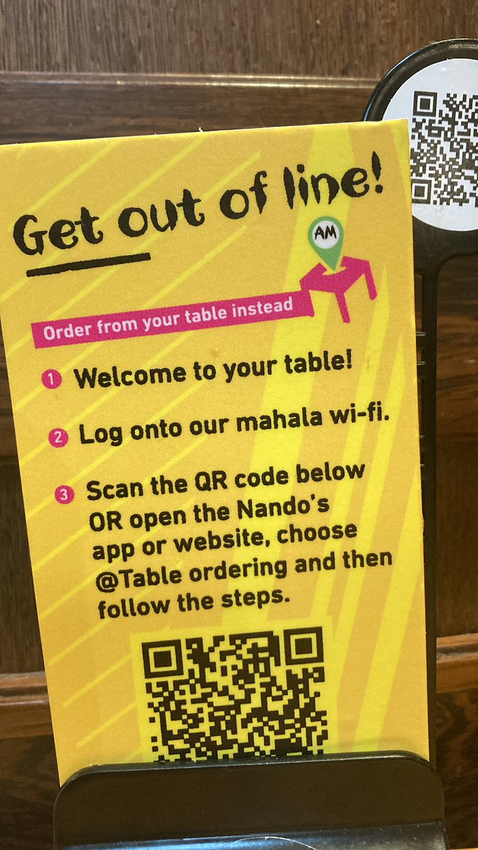 ChadfromEarth's tweet photo. @NandosSA DONT use this function! I sat waiting 30 minutes for my order only to find the kitchen didn’t know about it. Then I had to fight to get my food https://t.co/qtwMAvalLD