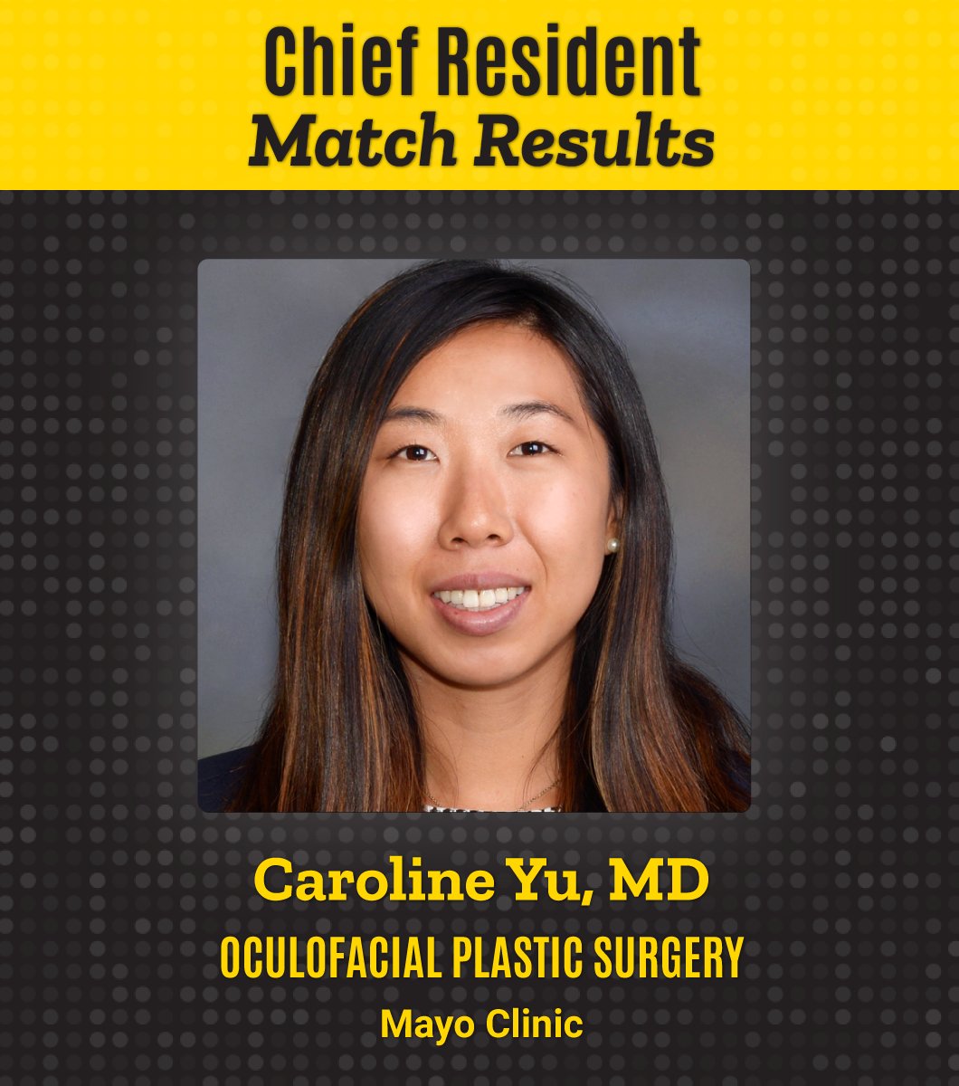 Congratulations to our chief residents on their recent fellowship match! 🎉 We are so proud of all that you have achieved during your time with the #IowaEye family and wish you continued success in your careers! #match2022