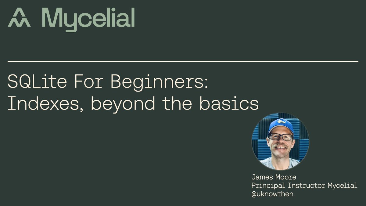 If you want to level up your #SQLite skills, the area you should probably focus on first is Indexes.

So, are you familiar with the various types of indexes you can create? 
Check out this video to learn more.
mycelial.com/blog/sqlite-in…