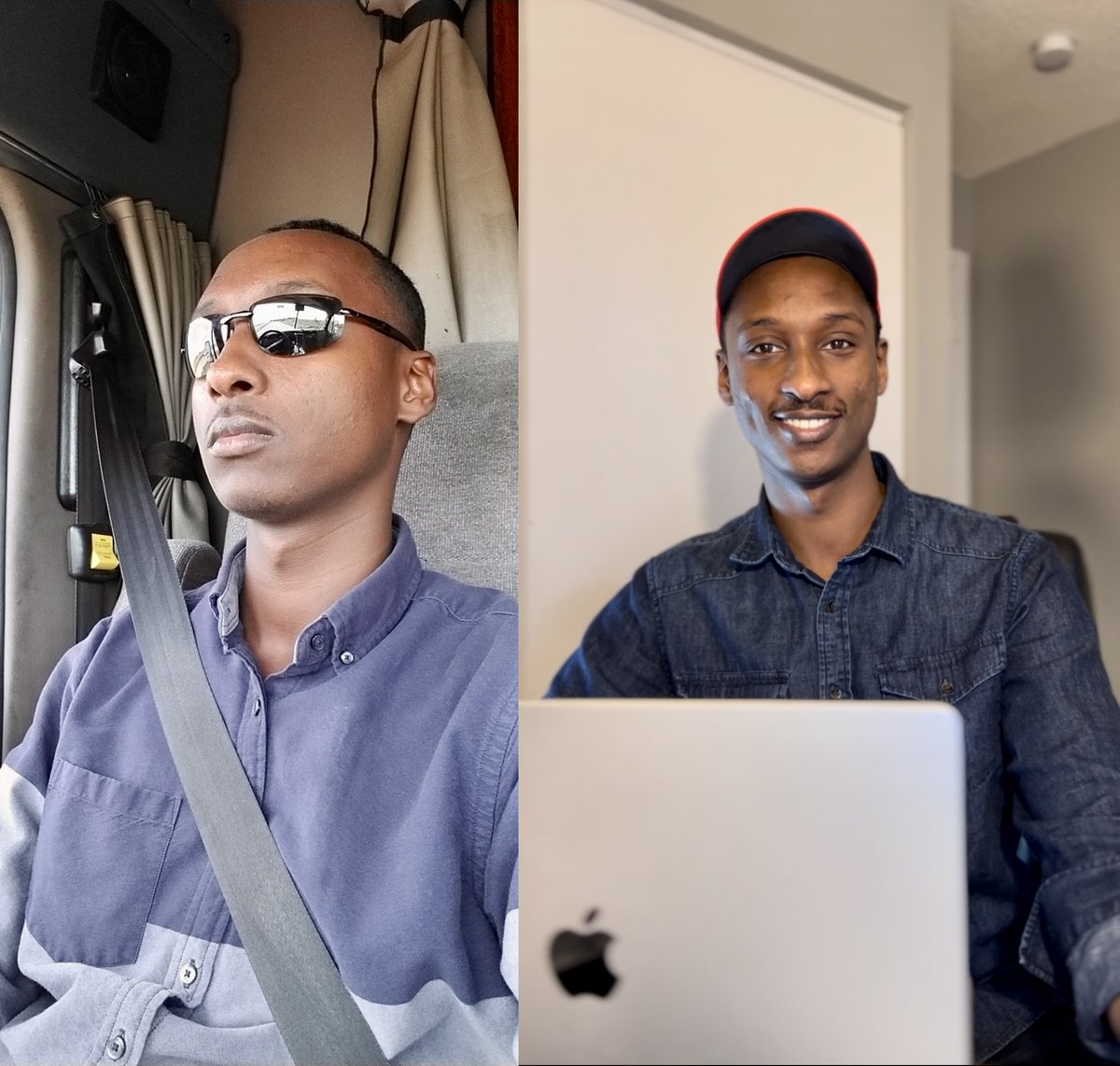 Truck driver to Software developer.

In 2020, after driving semi-trucks across America for 5 years, I decided it was time for a career change.

I was 26 at the time, about to become a father, and, quite frankly, the trucking life caught up to me.

 Here's my story: