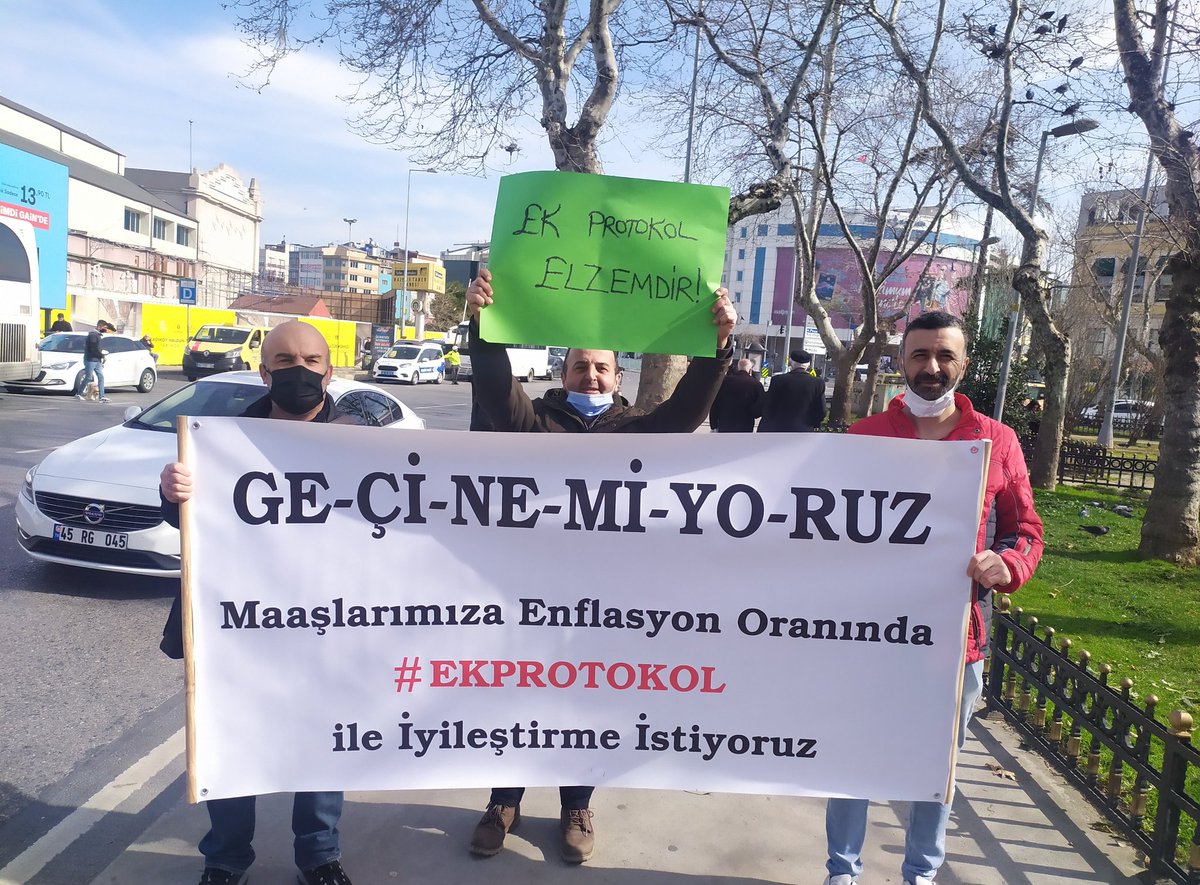 Güvencesiz ve kadrosuz çalışmanin geldiği ek protokol. 
Asgari yaşamı kabul etmiyoruz. <a href="/vedatbilgn/">Vedat Bilgin</a>
<a href="/RTErdogan/">Recep Tayyip Erdoğan</a>
<a href="/NureddinNebati/">Dr.Nureddin NEBATİ🇹🇷</a>
#562BinBelediyeciyeKadro